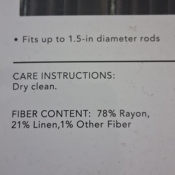 Allen+Roth Set of 2 Solid Gray Light Filtering Curtain Panels 50"x84" - Picture 9 of 11